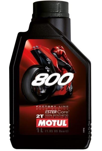 Ulei de motor sintetic 2T MOTUL 800 ROAD RACING, 1 litru